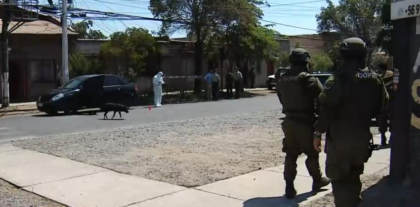 Carabinero balea en el rostro a delincuente en medio de asalto en San Joaquín
