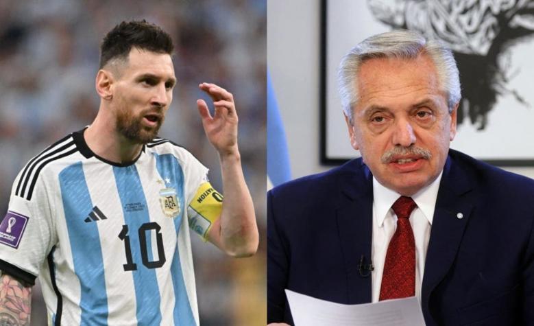 "Hoy recibí una noticia muy fea": Alberto Fernández de refiere a ataque armado con amenazas a Messi