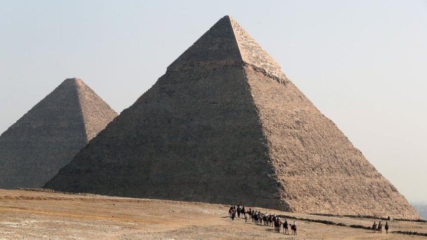 Las imágenes del pasadizo oculto hallado en la Gran Pirámide de Giza