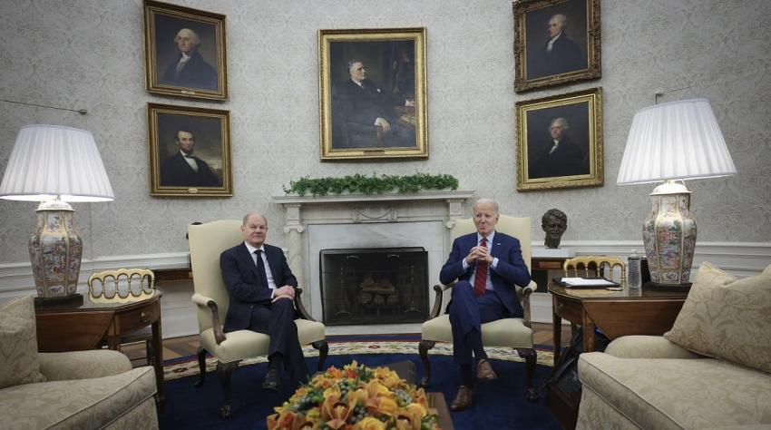 Biden y Scholz prometen apoyo a Ucrania "el tiempo que haga falta"