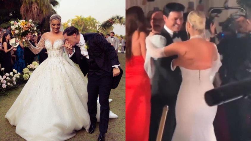 Bailando "Tiempos de Vals" con Chayanne: Así fue la boda llena de famosos de Lele Pons