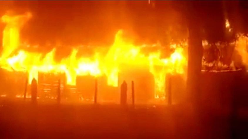 [VIDEO] Tercer ataque incendiario en La Araucanía en 48 horas