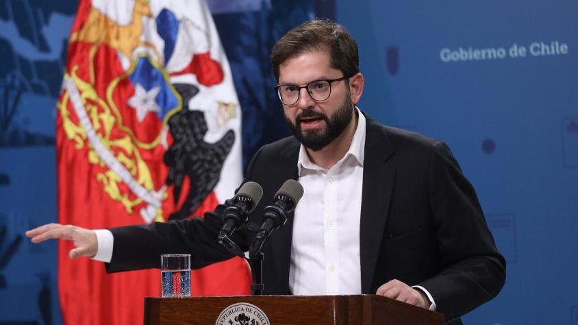 Presidente Gabriel Boric: "Los cambios de gabinetes no se hacen por las presiones de la prensa"