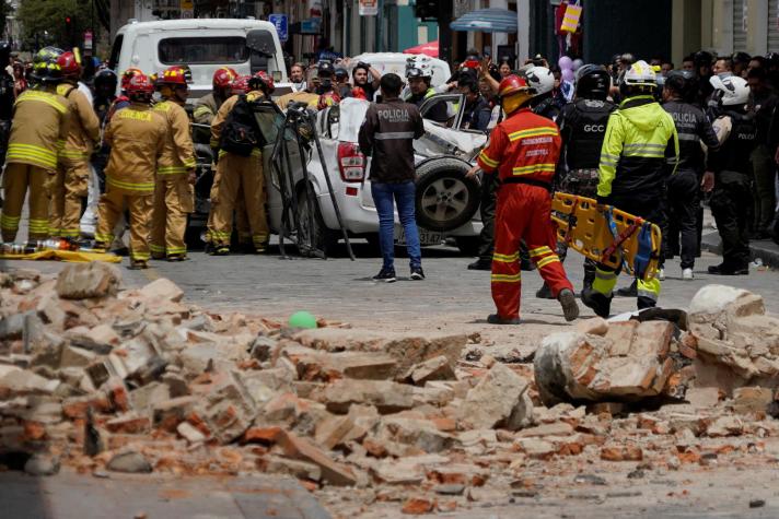 [VIDEOS] Los primeros registros que dejó el terremoto en Ecuador y Perú