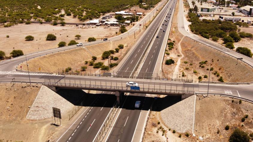 Anuncian cierre de conexiones entre Vespucio Norte y Ruta 68 por obras de mejoramiento en autopistas