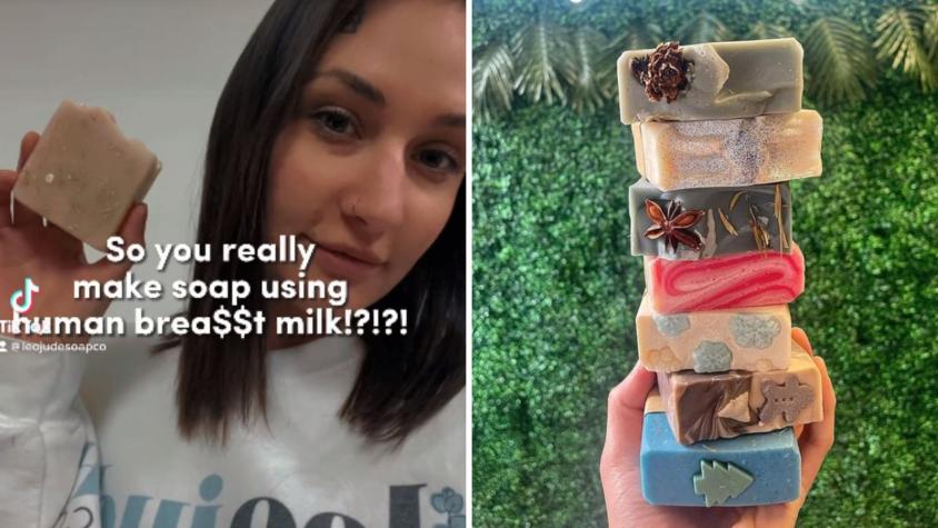 Mujer se hizo millonaria vendiendo jabones con su leche: Ha ganado más de 80 millones de pesos