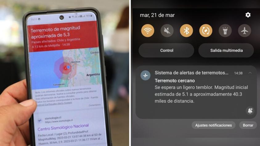 Redes sociales reportaron que celulares notificaron segundos antes el fuerte sismo en la zona central