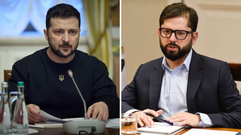 Presidente Boric sostuvo conversación con su par Volodímir Zelenski Presidente Boric sostuvo conversación con su par Volodímir Zelenski