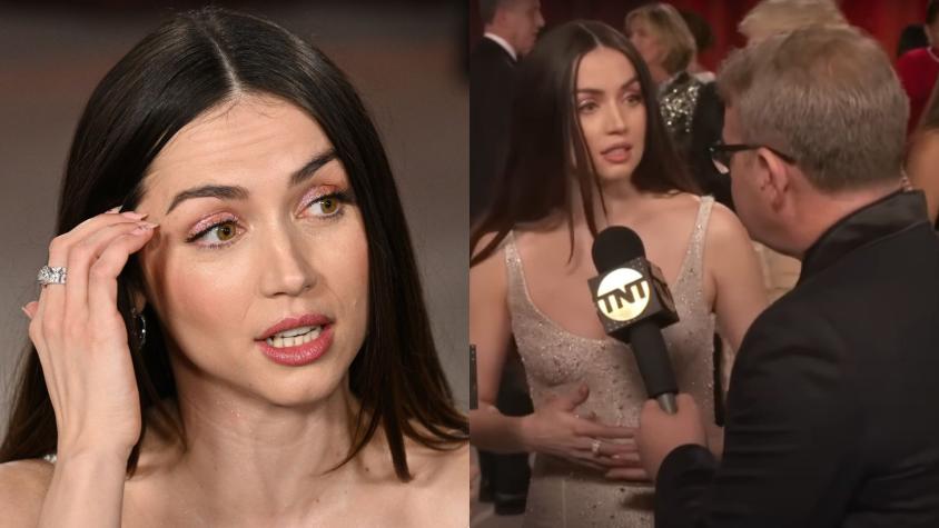 "No viví en ningún sillón": El incómodo comentario que descolocó a Ana de Armas en los Oscars