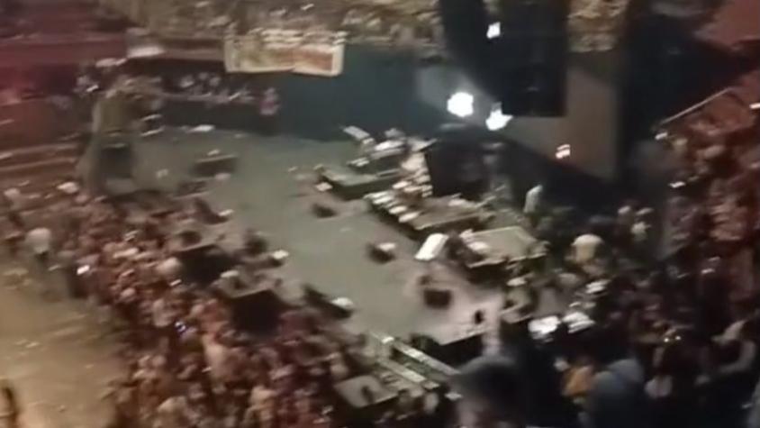 Noche de flamenco de "Los Chichos" terminó con disparos y desmanes en Teatro Caupolicán: alcaldesa Hassler condenó los hechos