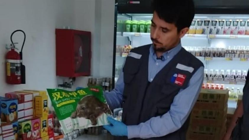 Prohíben funcionamiento de supermercado en Meiggs: Ofrecían hasta carne de tortuga y ranas