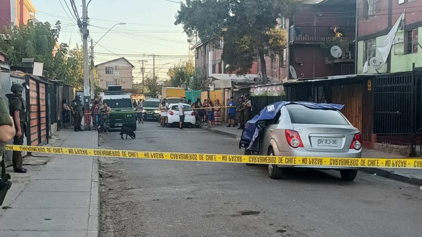 Dos muertos tras balacera en San Bernardo: Se habrían percutado al menos 20 tiros