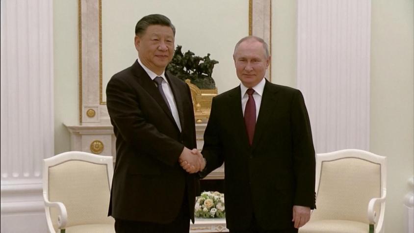 [VIDEO] Presidente chino Xi Jinping visitó a Putin en Moscú