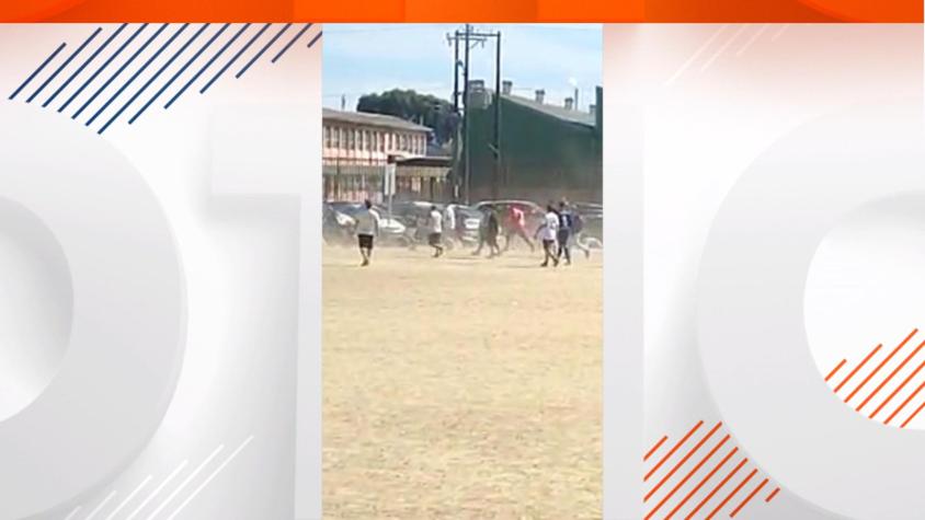 [VIDEO] Violenta pelea en partido de fútbol amateur de Hualpén