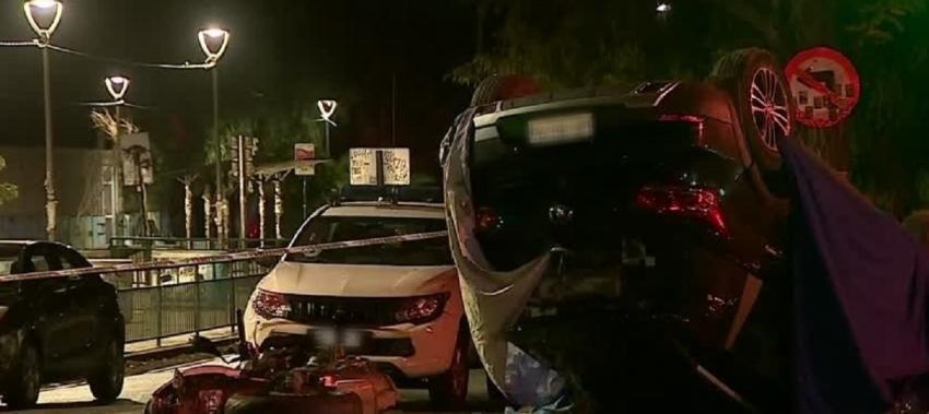 Tres personas mueren tras colisión entre una motocicleta y un vehículo en Conchalí: Motociclista evadió control policial 