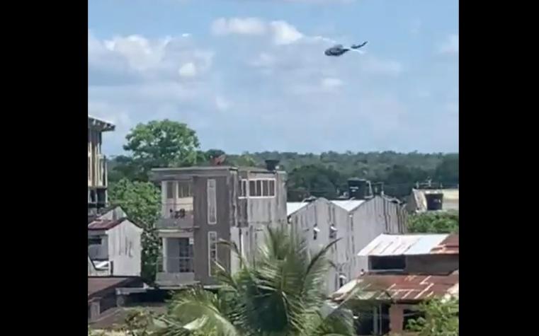 [VIDEO] Helicóptero militar se estrella en Colombia: Cinco militares mueren 
