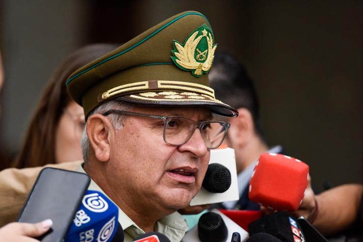 General Yáñez condena balacera a Carabineros en Villa Francia: "Hubo intención de matar a quienes iban al interior de ese vehículo"