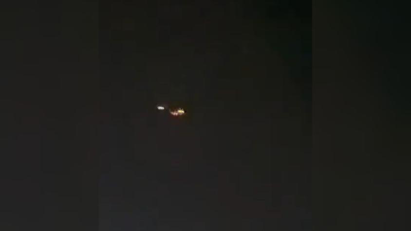 [VIDEO] Avión sufre incendio en pleno vuelo desde Nepal a Dubái