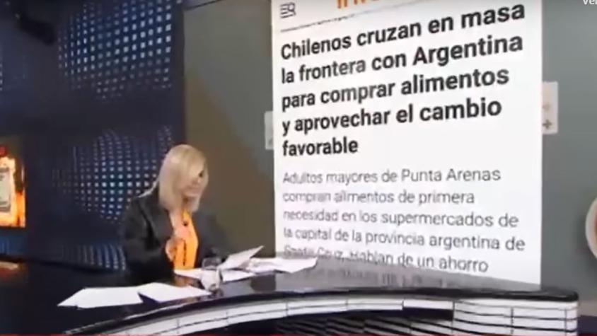 [VIDEO] “Vienen y se llevan todo”: Periodista argentina critica a chilenos que van a comprar a su país