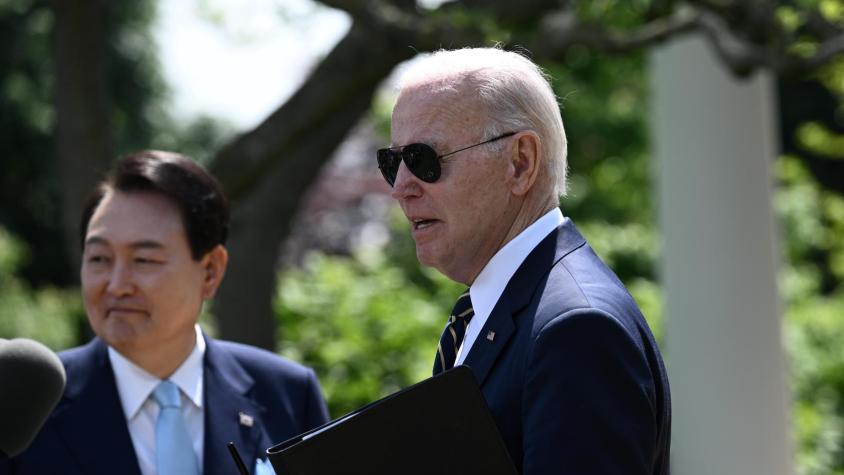 Biden advierte que un ataque nuclear de Corea del Norte provocaría el "fin" del régimen
