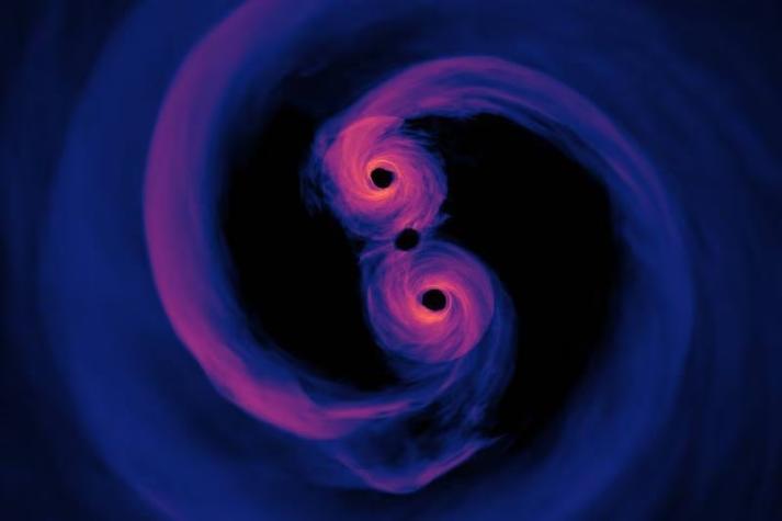 Astrónomos descubren dos agujeros negros supermasivos a punto de colisionar