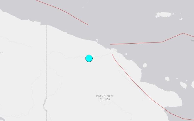 Terremoto magnitud 7,0 se registra en Papúa Nueva Guinea