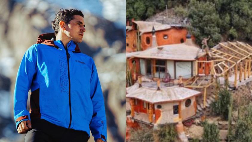 Pangal Andrade sorprende con su casa sustentable en el Cajón del Maipo: “El que quiere, puede”