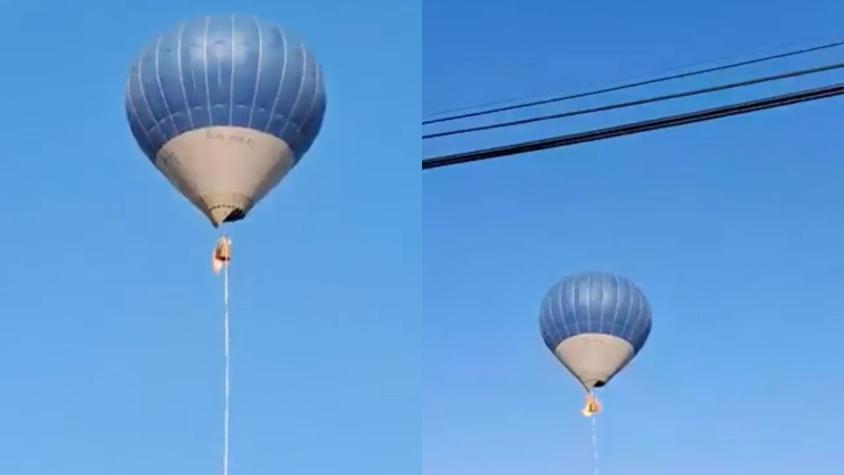 Globo aerostático se incendia y cae en México: Reportan al menos dos personas muertas