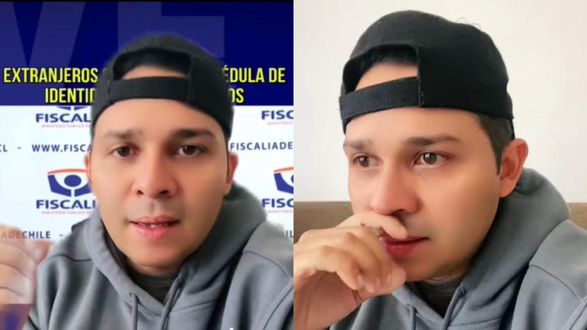 [VIDEO] Venezolano se emociona por muerte del cabo Palma y hace llamado a identificarse: “El que no la debe no la teme”