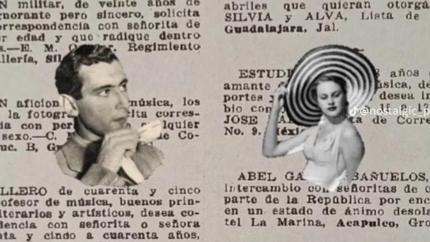 "Antes de Tinder": Viralizan anuncios en diarios de personas querían encontrar pareja en los años 40'