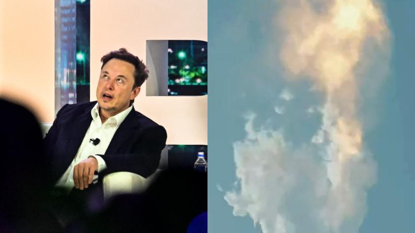 "¡Felicitaciones al equipo de SpaceX!": La reacción de Elon Musk a la explosión de Starship en su primer vuelo de prueba