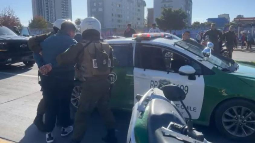 Portaban armas y chalecos antibalas: Tres detenidos tras fiscalización vehicular en Concepción