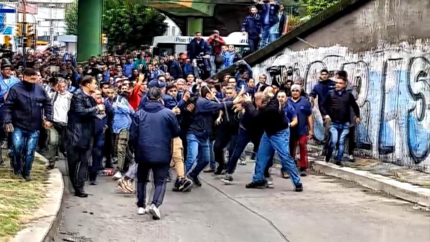 [VIDEO] Golpean al ministro de Seguridad de Buenos Aires: Conductores protestaban contra la delincuencia