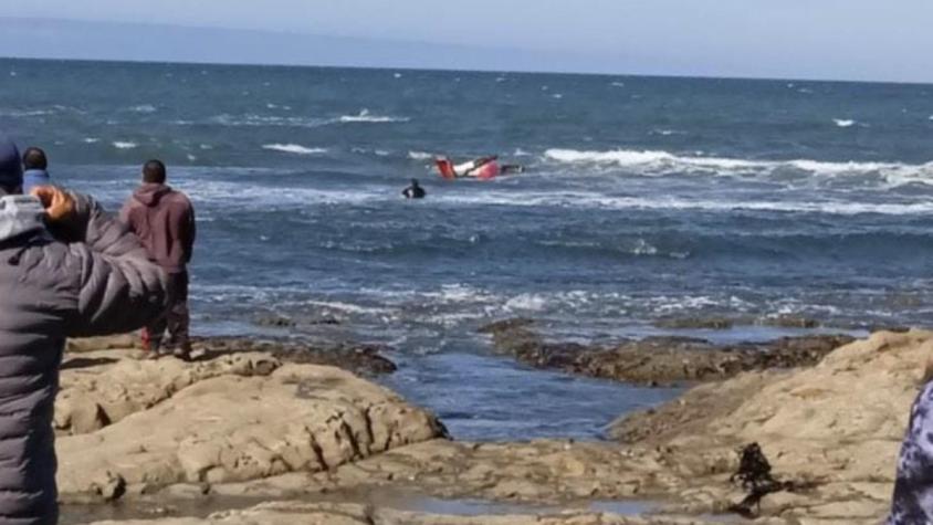 Avioneta capotó cerca de Isla Mocha: Hay cuatro personas muertas