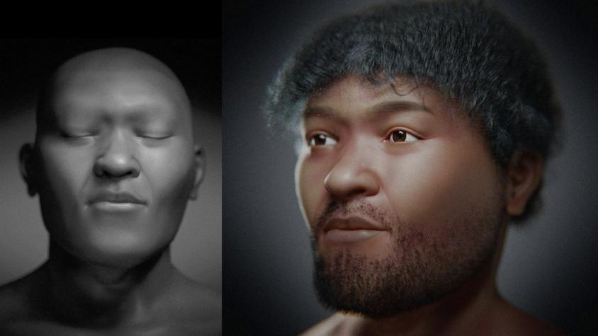La asombrosa reconstrucción del rostro de un joven minero egipcio que vivió hace 35.000 años