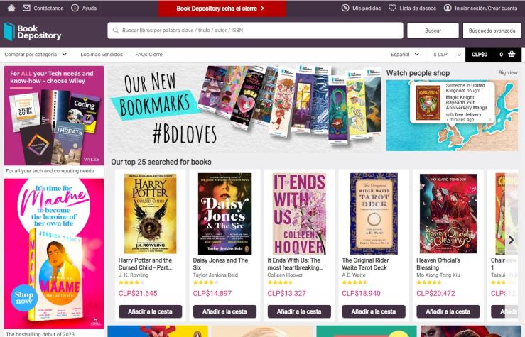 El 'Amazon de los libros' dice adiós: Book Depository anuncia su cierre
