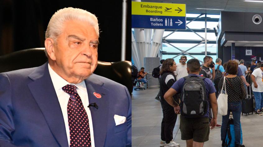 "Definitivamente desastroso": Don Francisco expuso mala experiencia en Aeropuerto de Santiago por falta de silla de ruedas