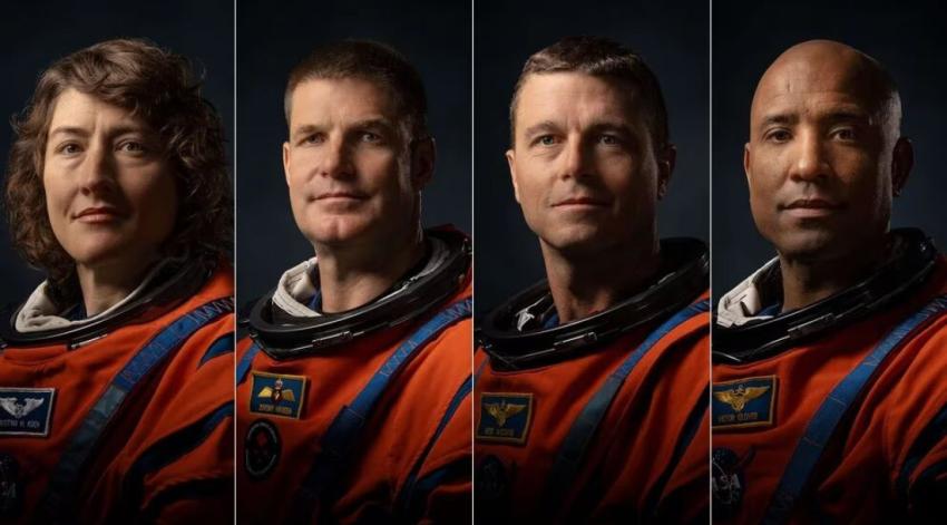 Estos son los cuatro astronautas que viajarán a la Luna en la misión Artemis II de la NASA