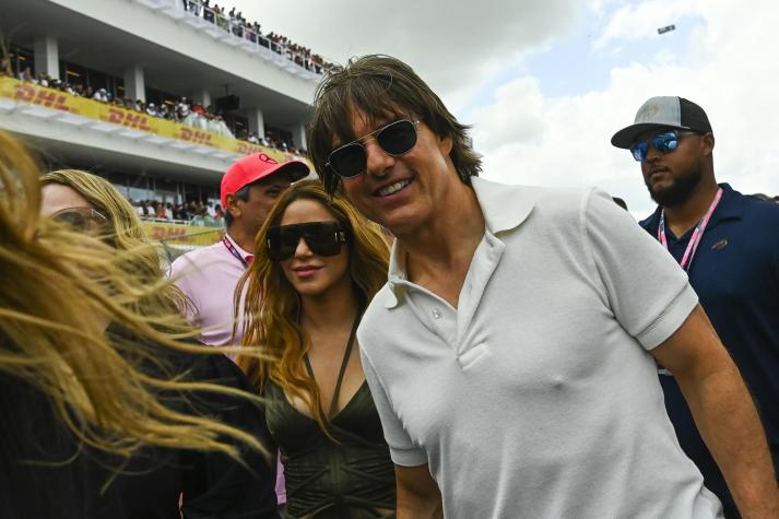 Rumores de romance: Shakira y Tom Cruise son captados juntos en Miami