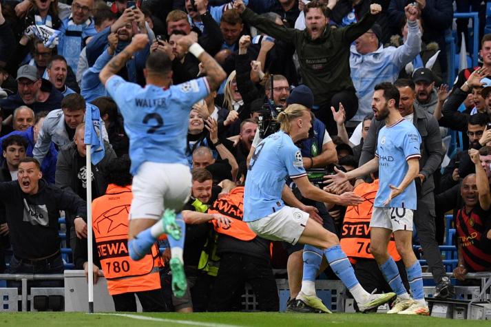 Ahora por la Champions: Manchester City se coronó campeón de la Premier League