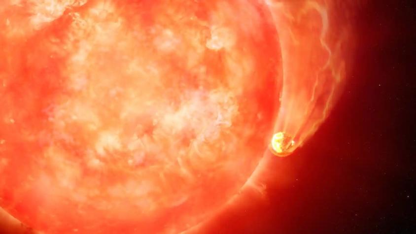 Astrónomos captan el triste final de un planeta: es devorado por su estrella