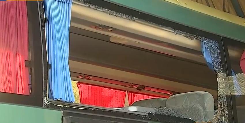 [VIDEO] Atacan a balazos bus de pasajeros en Malleco