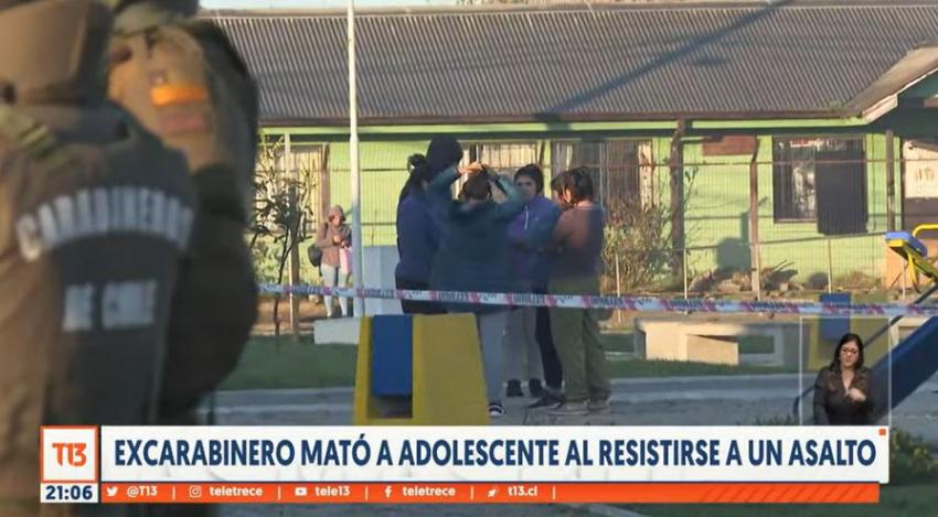 Ex carabinero mató a adolescente al resistirse a un asalto en San Pedro de La Paz