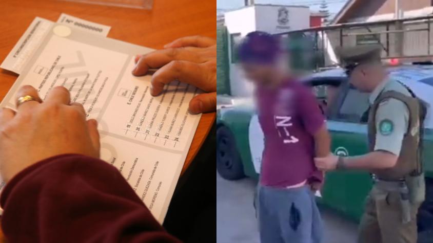 Detienen en Coquimbo a hombre que se robó un voto y luego escapó