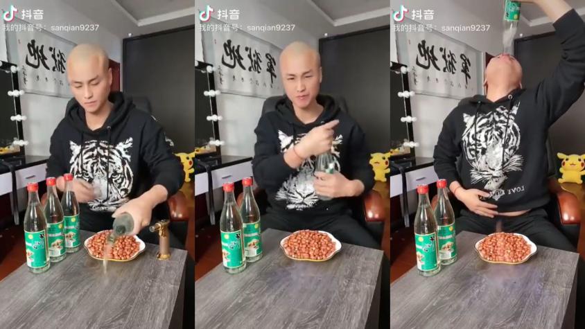 Influencer chino murió tras cumplir desafío de Tiktok: Tomó cuatro botellas de alcohol en menos de un minuto Influencer chino murió tras cumplir desafío de Tiktok: Tomó cuatro botellas de alcohol en menos de un minuto