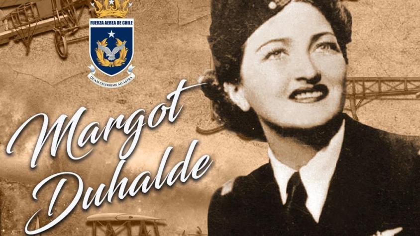 "Orgullosos": FACH celebra a Margot Duhalde y su "billete" conmemorativo de Casa de Moneda