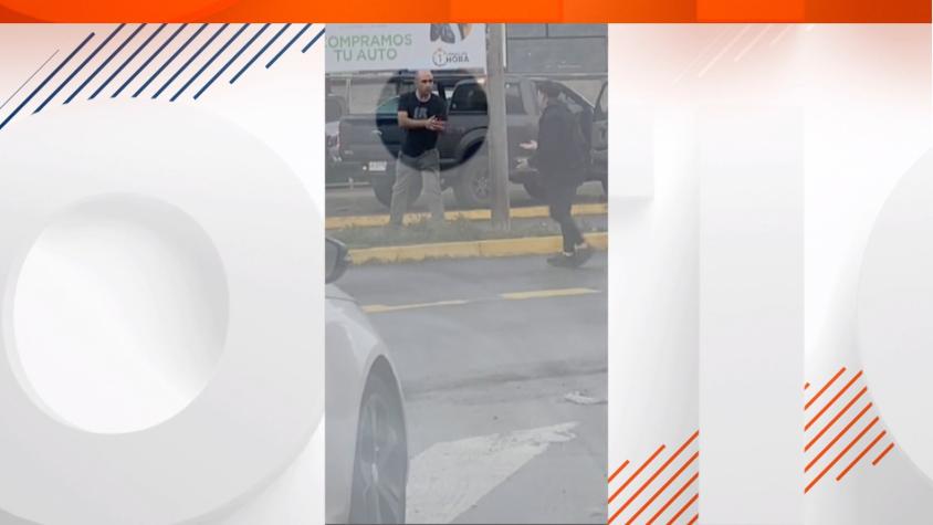 Batalla campal en Concepción: Sacó pistola durante pelea entre automovilistas
