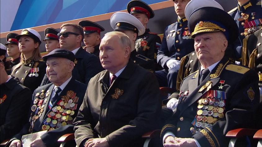 Desfile del "Día de la Victoria": Reaparece Putin y compara a occidente con el nazismo