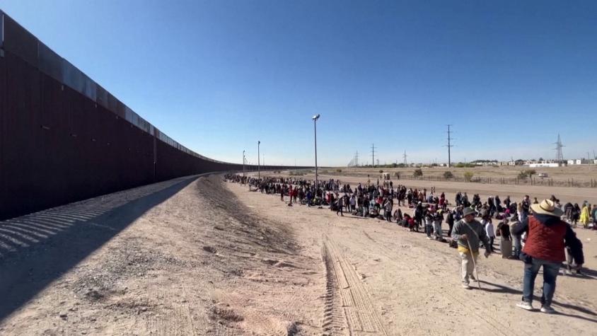 Frontera México-Estados Unidos: Ola de migrantes movilizados por noticias falsas
