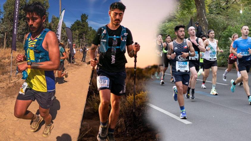 "Correr más por el resto": El desafío solidario que llevará a corredor a completar las tres distancias del Maratón de Santiago